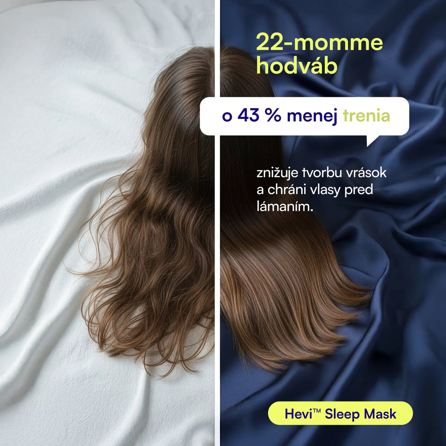 Hevi™ Hodvábna maska na spanie